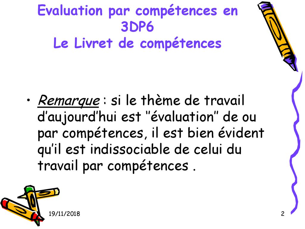 Evaluation Par Comp Tences En Dp Le Livret De Comp Tences Ppt